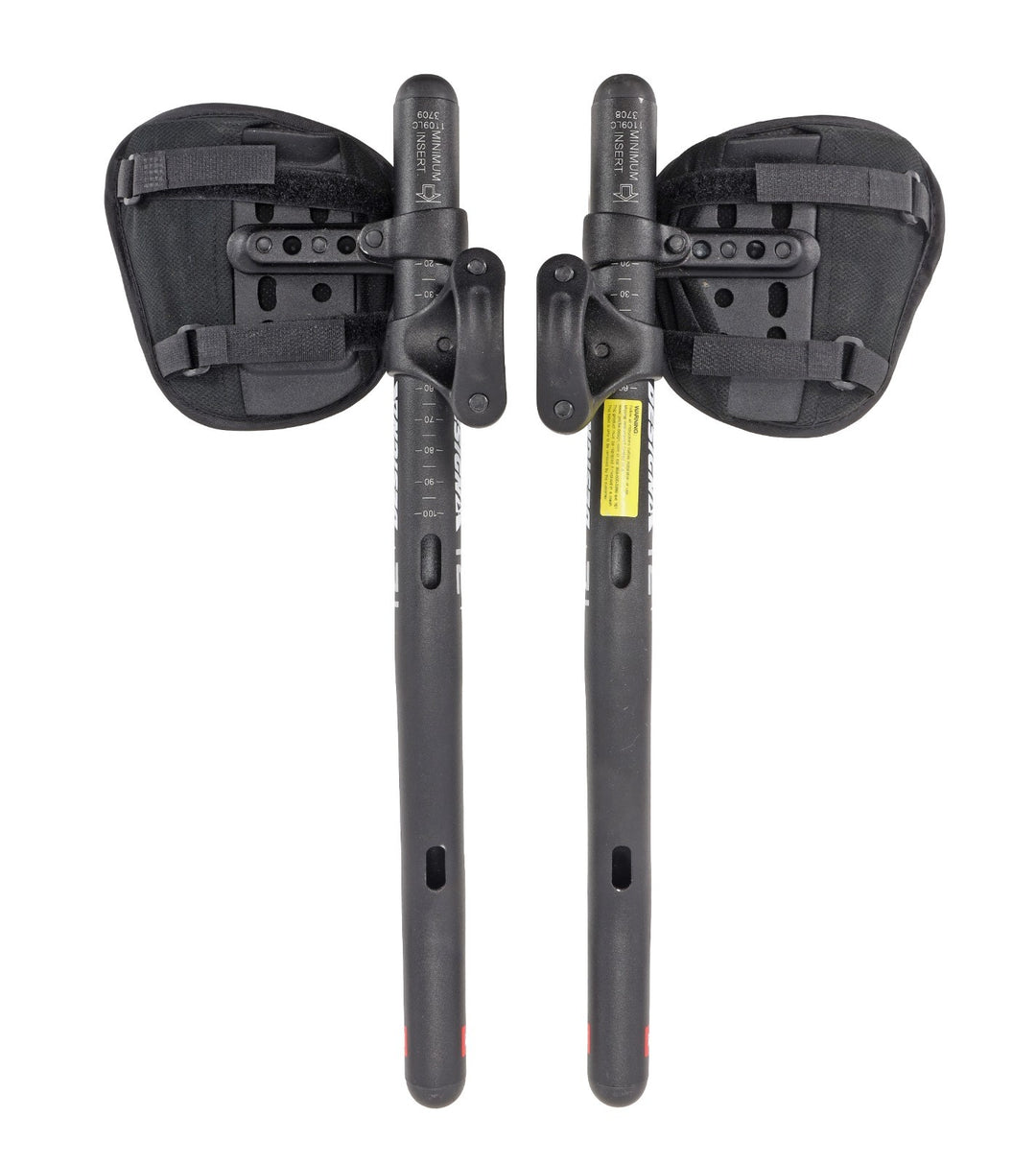Profile Design T2+ Alloy Clip On Aerobar Extensions S-Bend 335mm 31.8mm Tri TT
