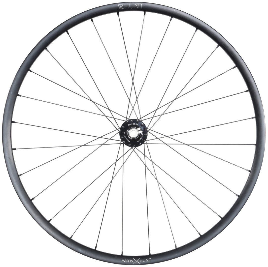 HUNT Mason X Adventure Sport Dynamo Alloy Gravel Bike 650b FRONT Wheel CL Disc