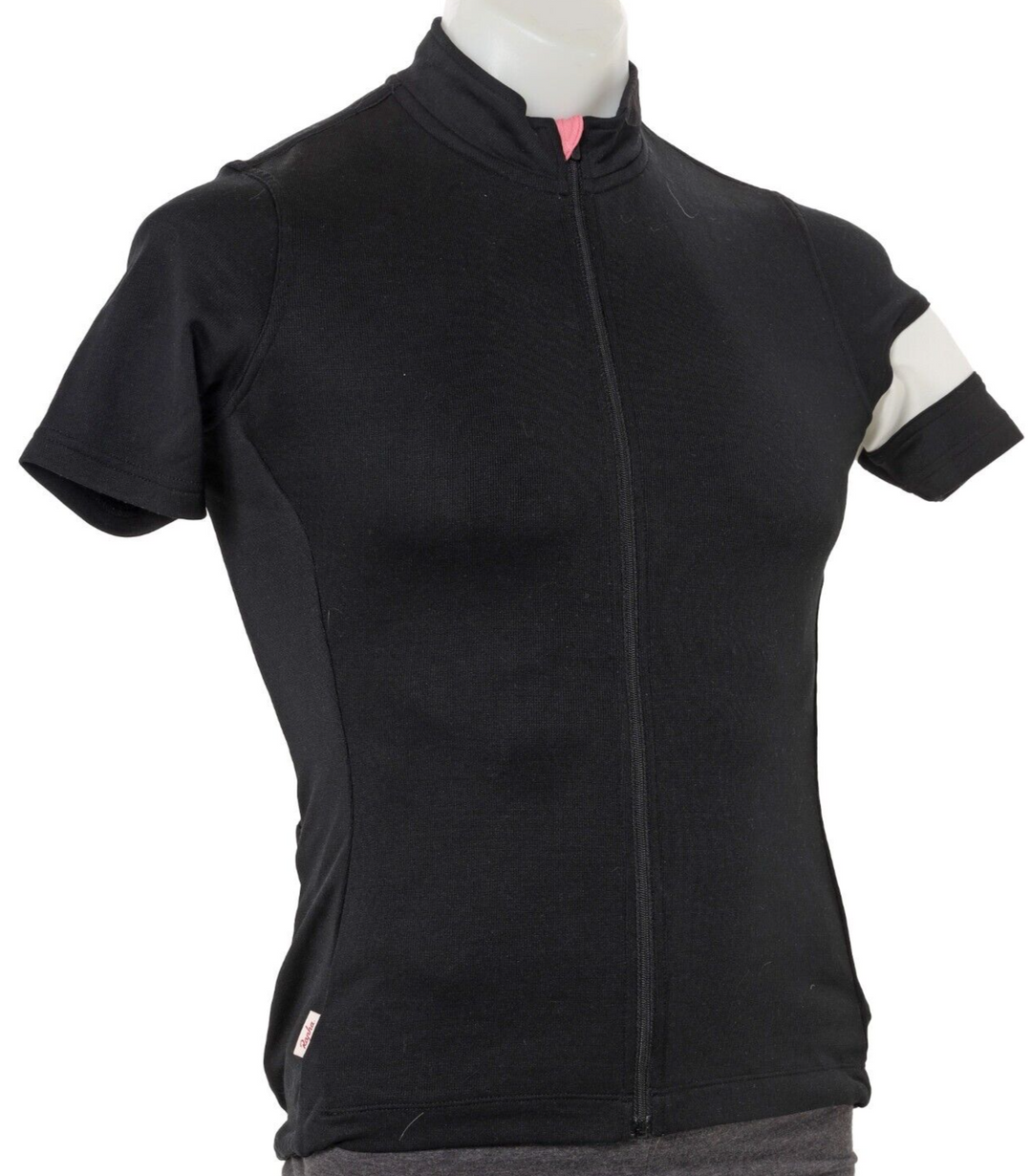 Rapha Classic Short Sleeve Jersey Women MEDIUM Black Cycling Road Bike Gravl MTB