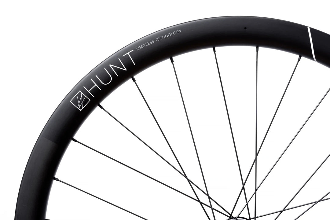HUNT 42 Limitless Gravel Carbon CL Disc Tubeless 12x 100 FRONT Wheel 700c CX
