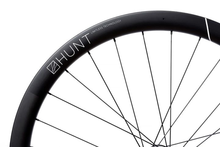 HUNT 42 Limitless Gravel Carbon CL Disc Tubeless 12x 100 FRONT Wheel 700c CX