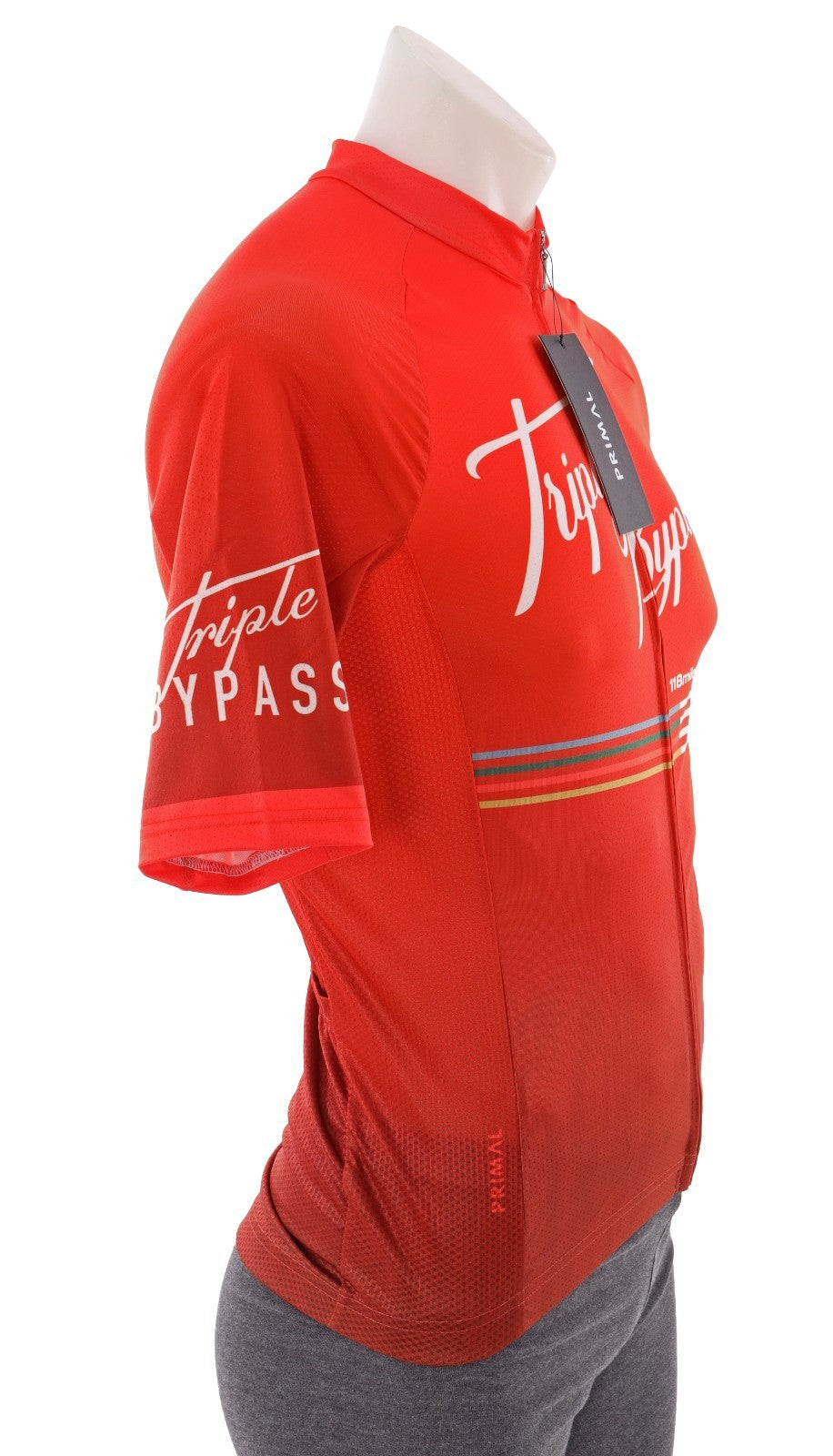 Primal Wear Triple Bypass '25 Short Sleeve Cycling Jersey Men S Orange Road Bike