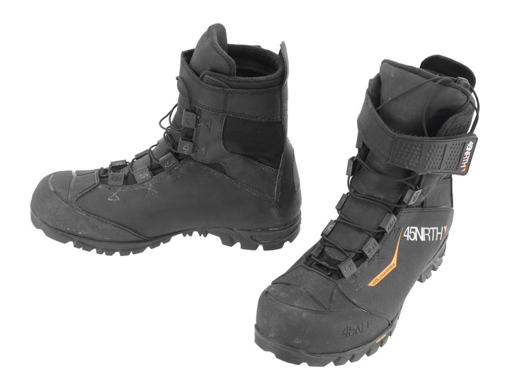 45NRTH Wölvhammer SPD Winter Mtn Bike Shoes Men EU 46 BLACK Vibram 2 Bolt MTB