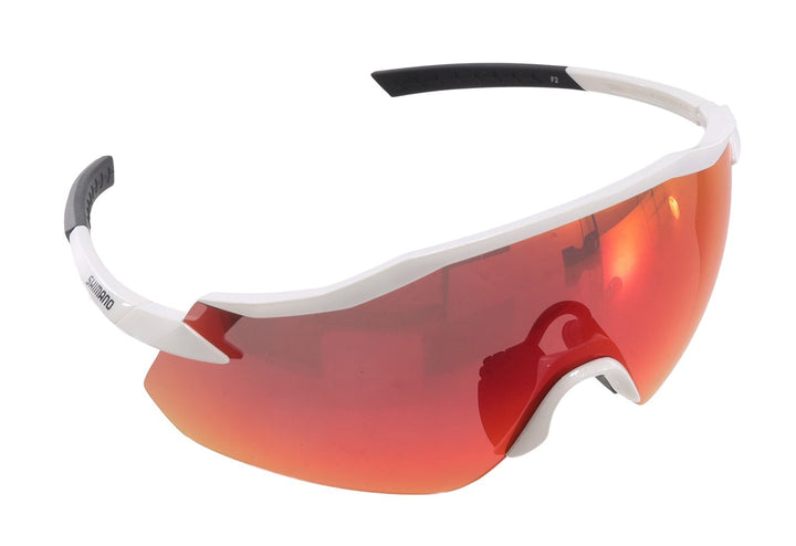 Shimano Equinox Cycling Sunglasses GLOSS WHITE Ridescape RD Lens CE-EQNX4 Road