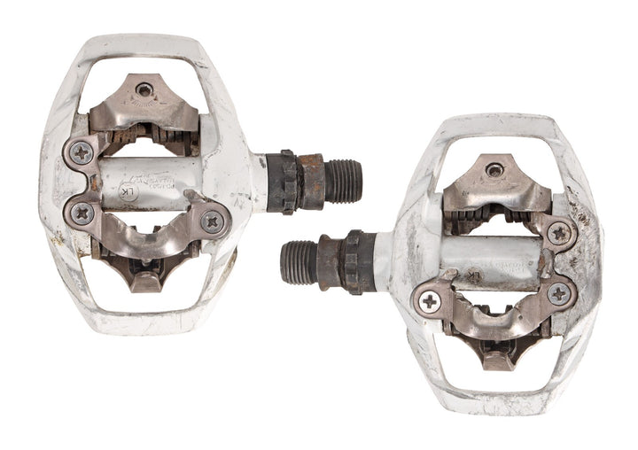 Shimano Deore PD-M530 SPD Clipless Trail Mountain Bike Pedals WHITE 9/16" MTB