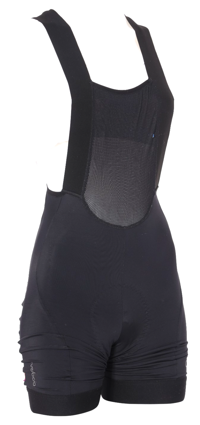 Velocio Signature Cycling Bib Short Women SMALL Black Road Bike Gravel Cycling
