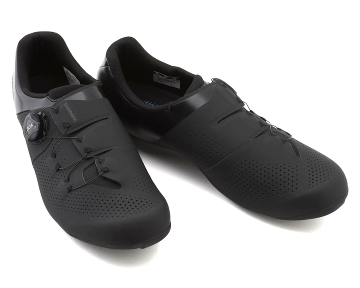 Shimano RC3 Road Bike Shoes EU 43 US 10.5 3 Bolt BOA BLACK SPD-SL Race