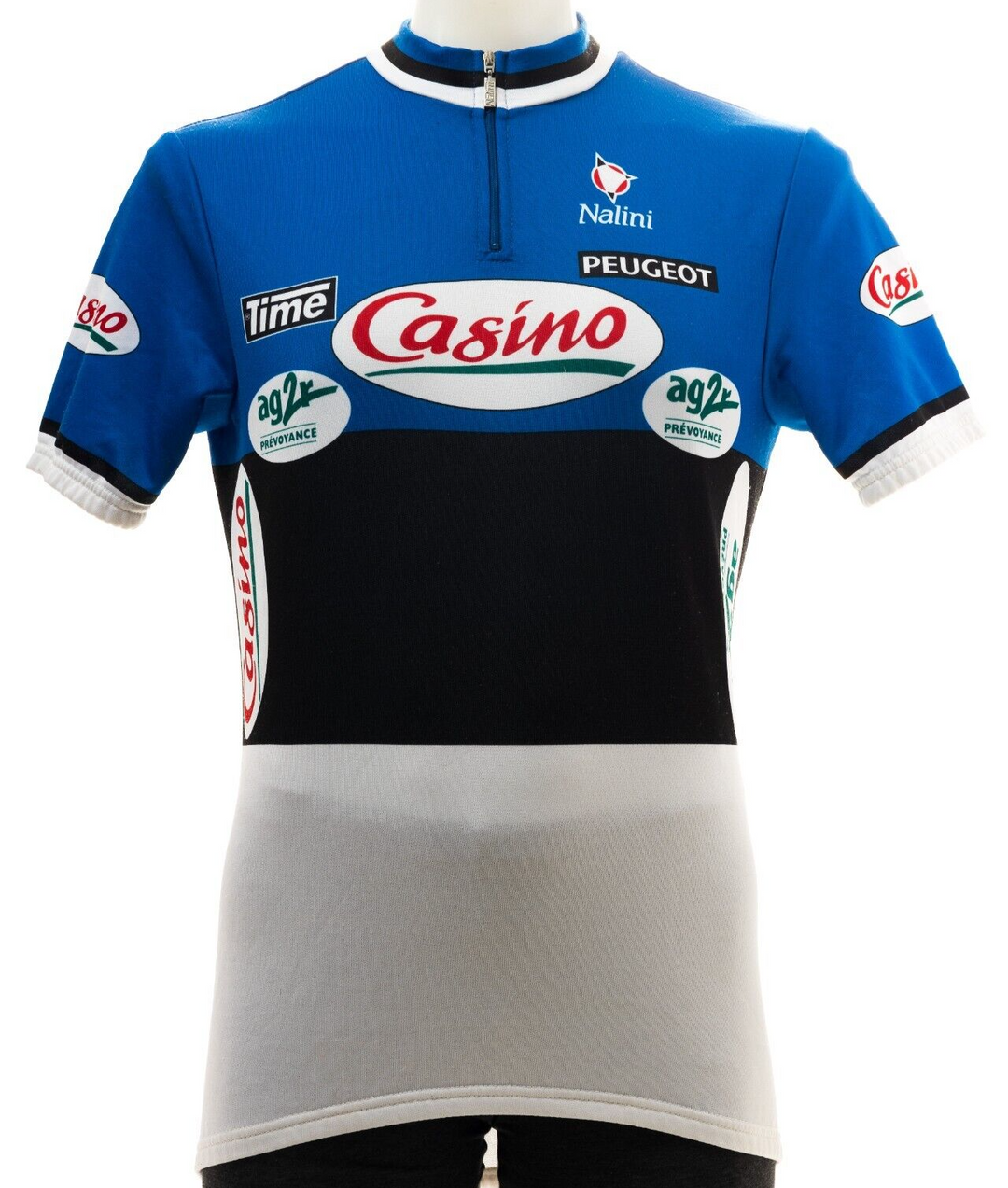 Nalini Casino AG2R Pro Cycling Short Slv Jersey Men LARGE Road Bike Peugot Time