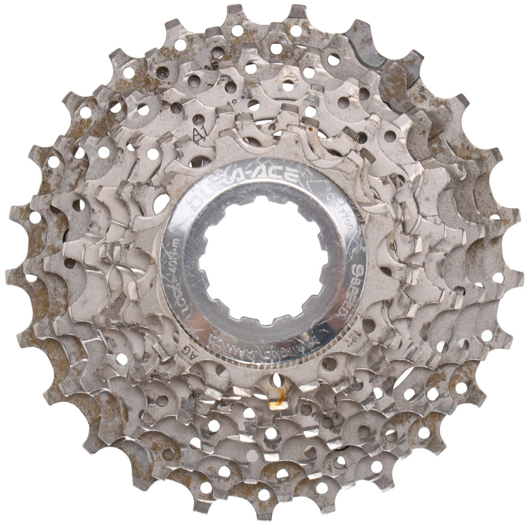 Shimano Dura-Ace CS-7700 9 Speed Road Bike Cassette 12-25T Titanium Hyperglide