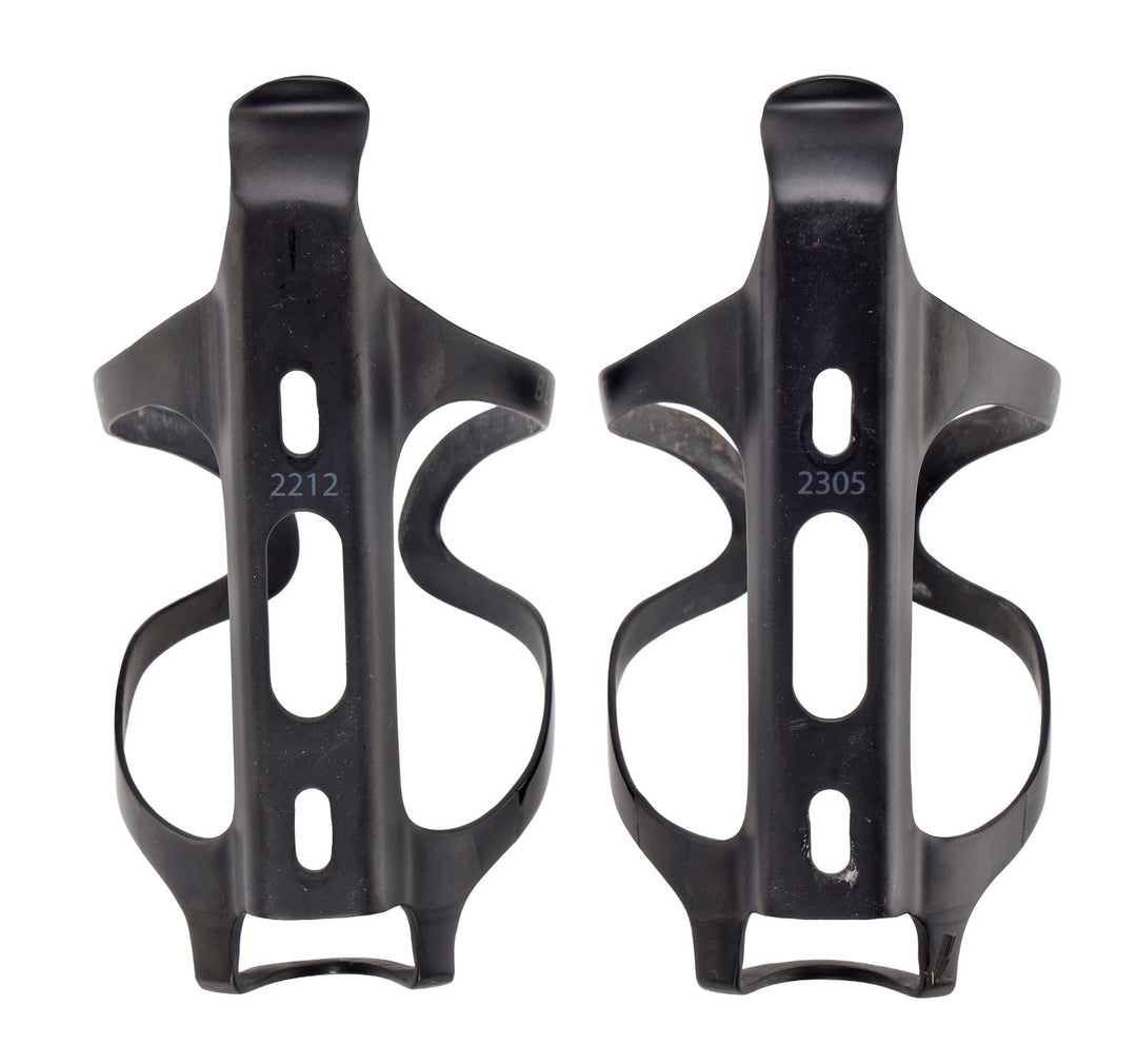 BLACK Inc Water Bottle Cages 1 PAIR Matte BLACK/GREY Road Triathlon Gravel Bike