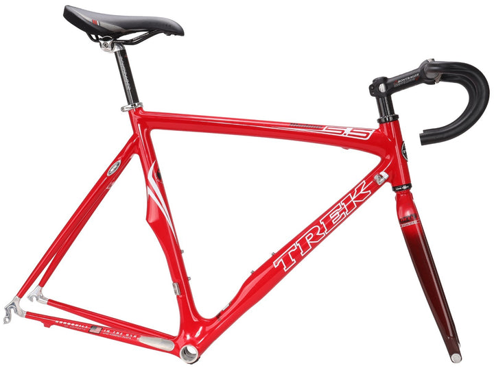 Trek Madone 5.5 OCLV 120 Carbon Road Bike Module 58cm RED 700c QR Bontrager 2006