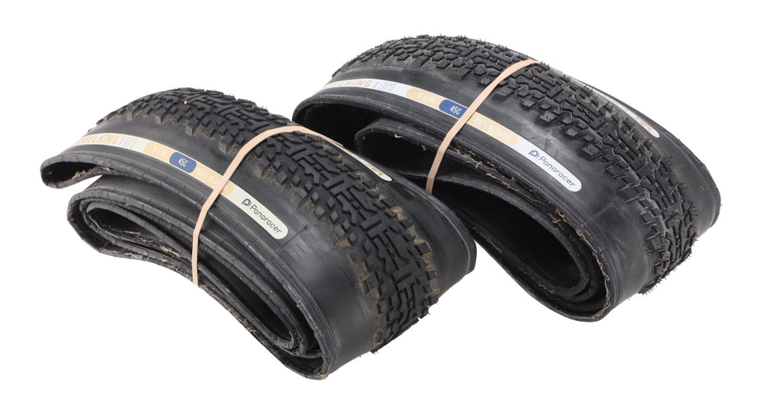 Panaracer GravelKing X1 Tubeless 700 x 45c Gravel Bike Tires PAIR Black TLC
