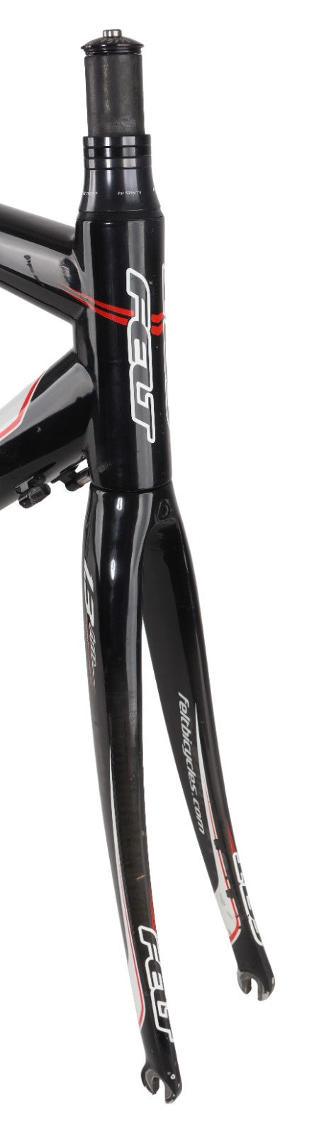 Felt F4 Carbon Road Bike Frameset 56cm BLACK 700c Rim Brake QR Race 2007