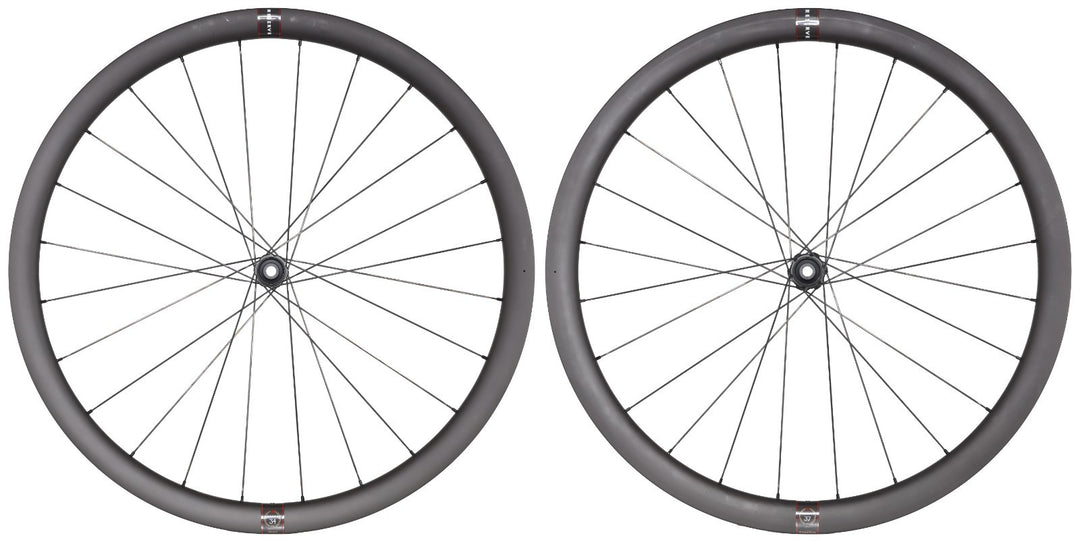 Reserve 34|37 Turbulent Aero Carbon TL Disc Road Wheelset Shimano 11 Sp 700c 240