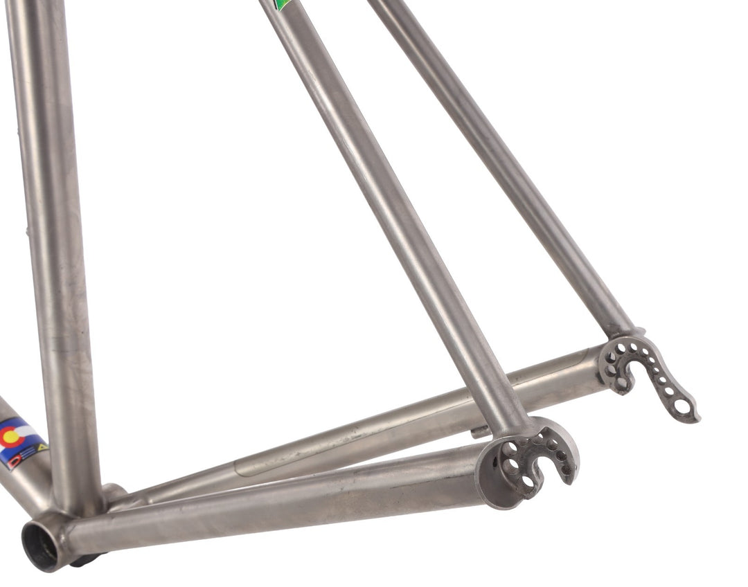 DEAN Bikes Super-Lite Titanium Road Bike Frame 62cm QR Rim Brake USA Gravel CX