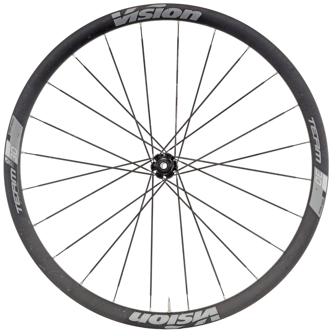 Vision Team 30 Alloy CL Disc DB TLR Road Bike FRONT Wheel 12 x 100mm Thru-Axle