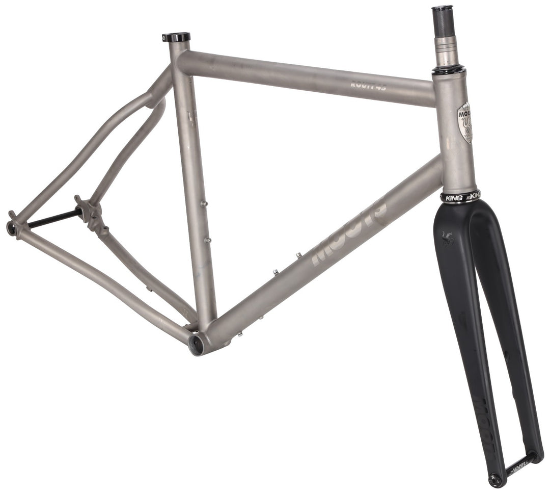 Moots Routt 45 Titanium Gravel Disc Bike Frameset 56cm Carbon 700c USA Ti UDH