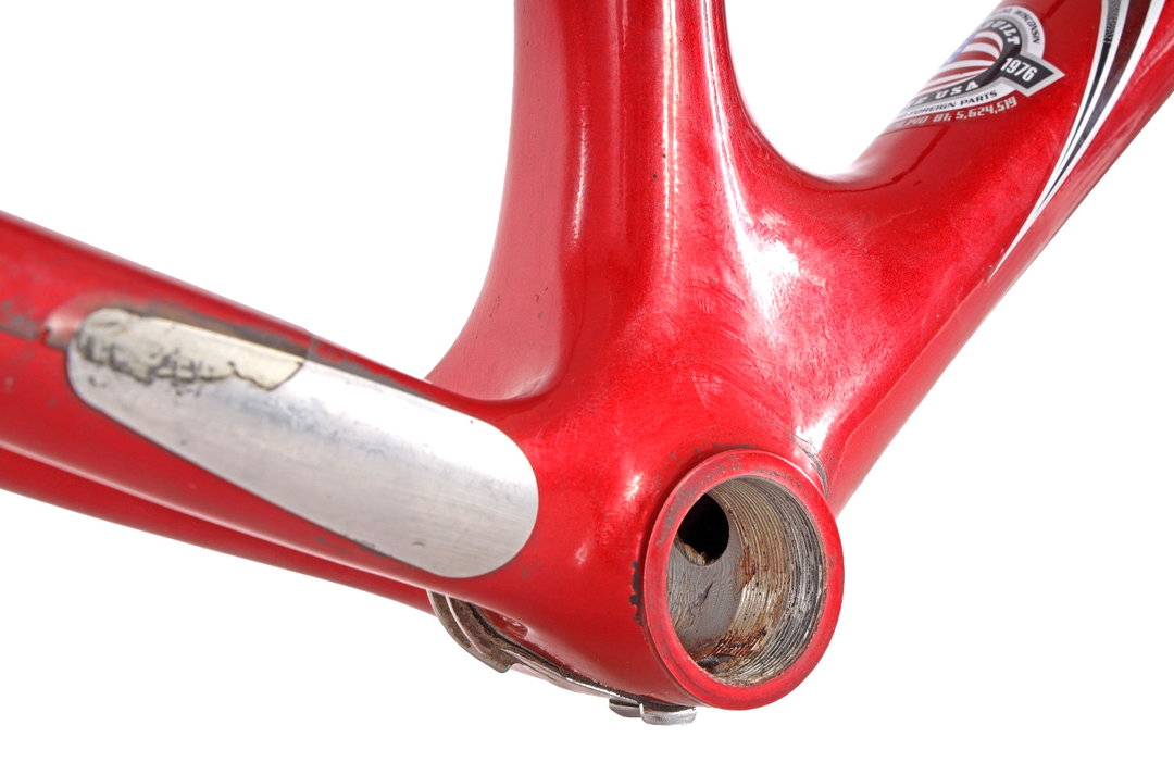 Trek 5500 OCLV 120 Carbon Road Bike Frameset 52cm Pearl Red Rim QR USA 2003