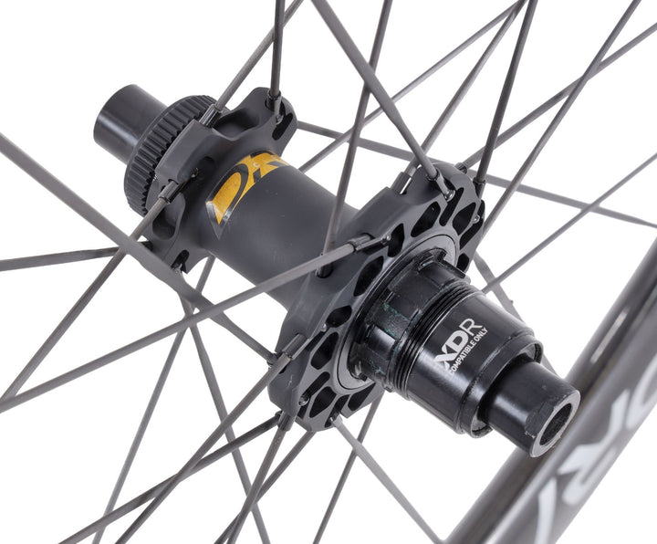 Elitewheels Drive 50D Carbon Spoke Disc Tubeless Road Wheelset 12/13 Spd Ceramic