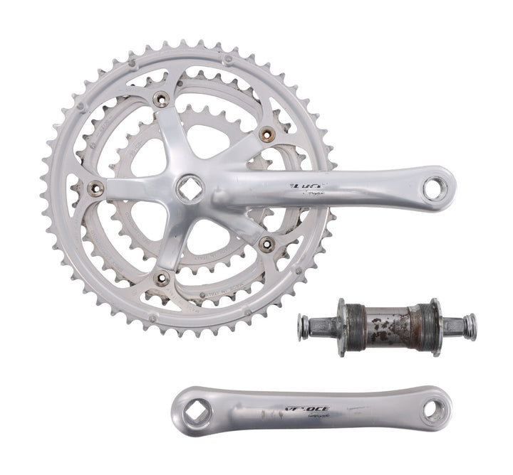 Campagnolo Veloce 3x 10s Road Bike Crankset 172.5mm w/BB Triple Vintage Cycling