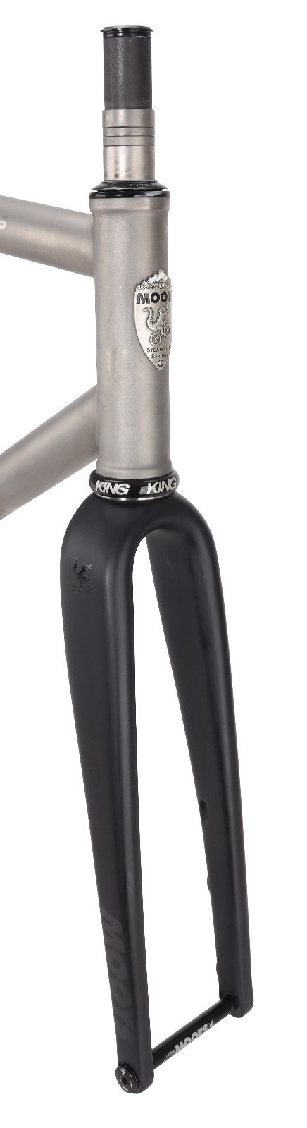 Moots Routt 45 Titanium Gravel Disc Bike Frameset 56cm Carbon 700c USA Ti UDH
