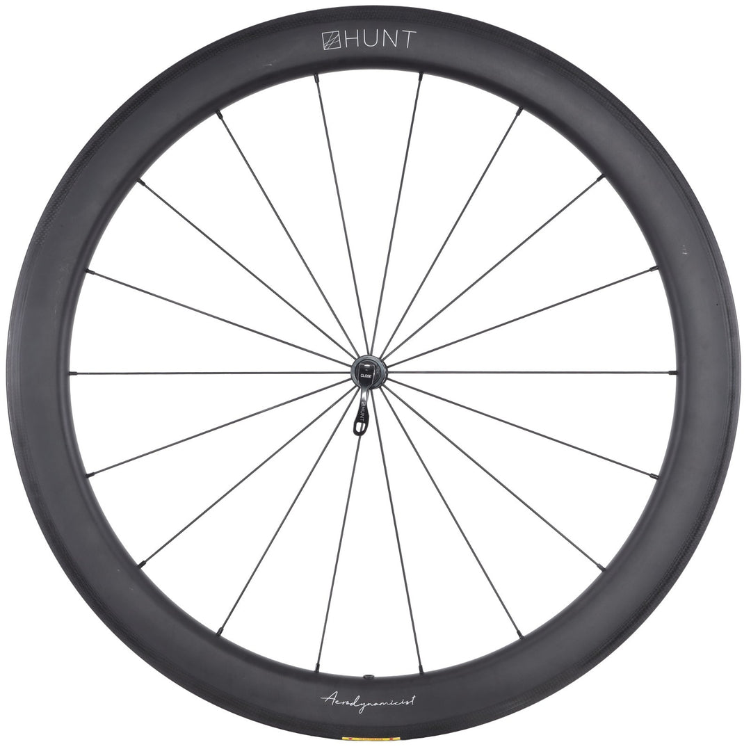 HUNT 54 Aerodynamicist Carbon Tubeless Road FRONT Wheel 700c QR Rim CeramicSpeed