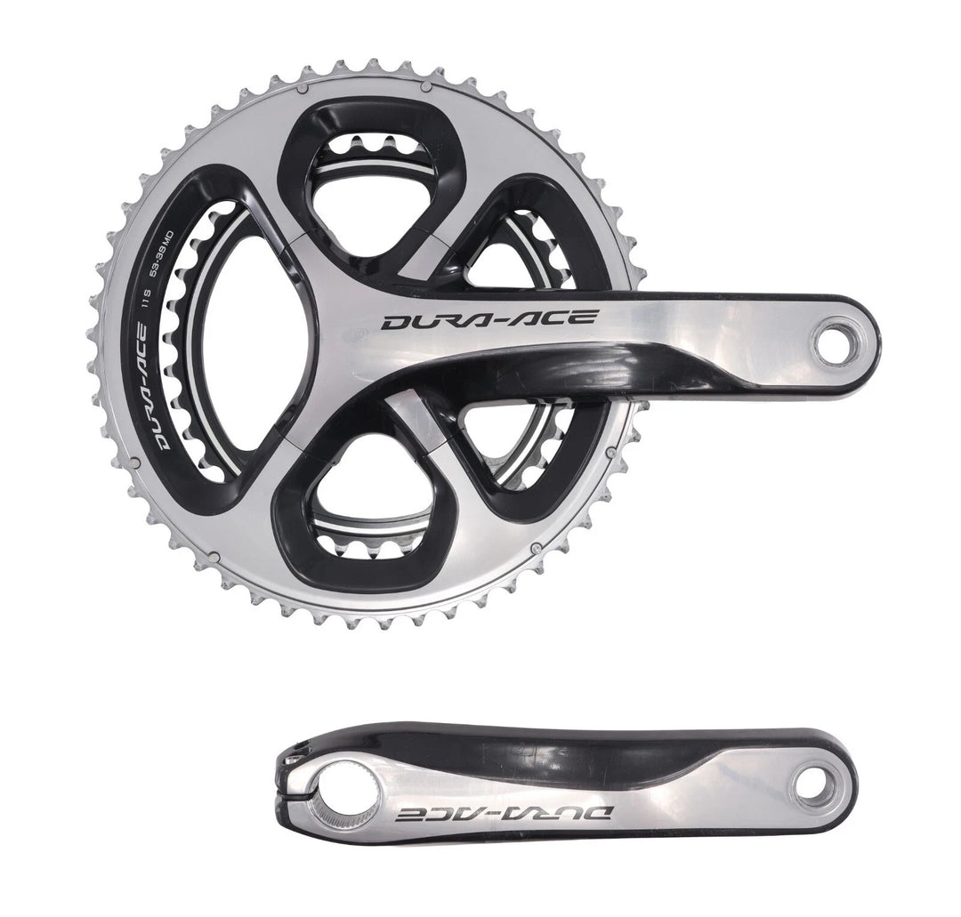 Shimano Dura-Ace Road Bike Crankset 2x 11 Speed 172.5mm 53/39T 110 BCD Race Tri