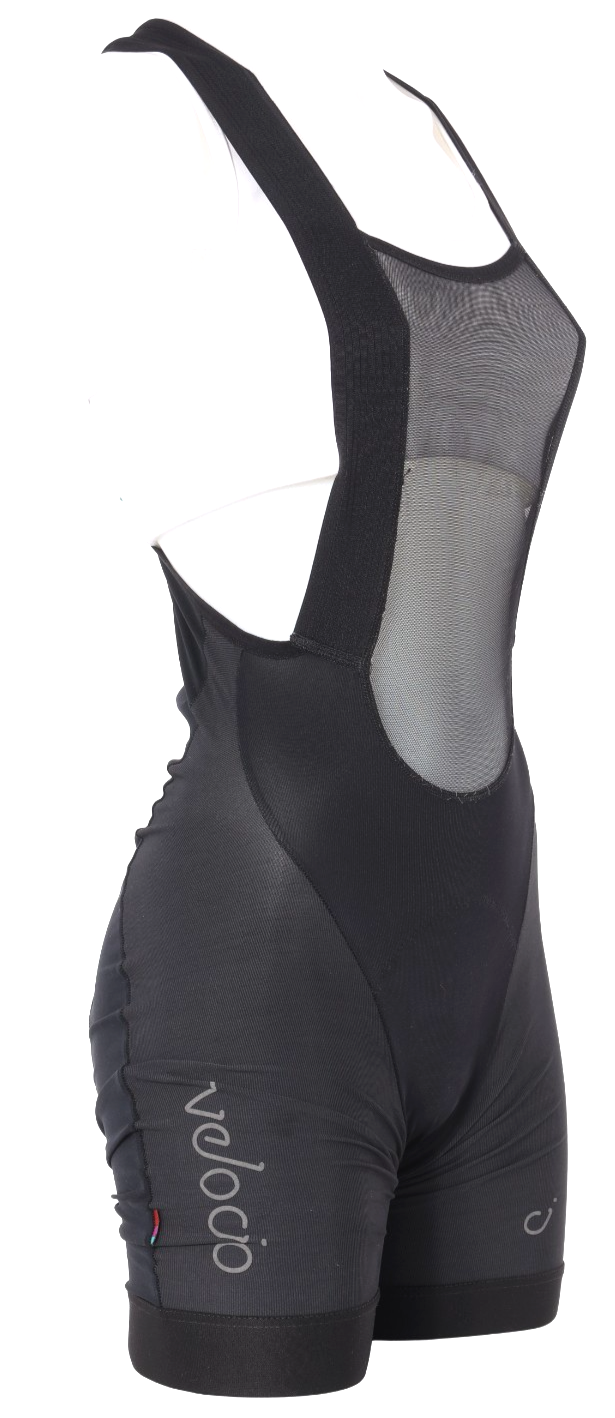 Velocio LUXE Cycling Bib Short Women SMALL Black/Purple Road Bike Gravel Cycling