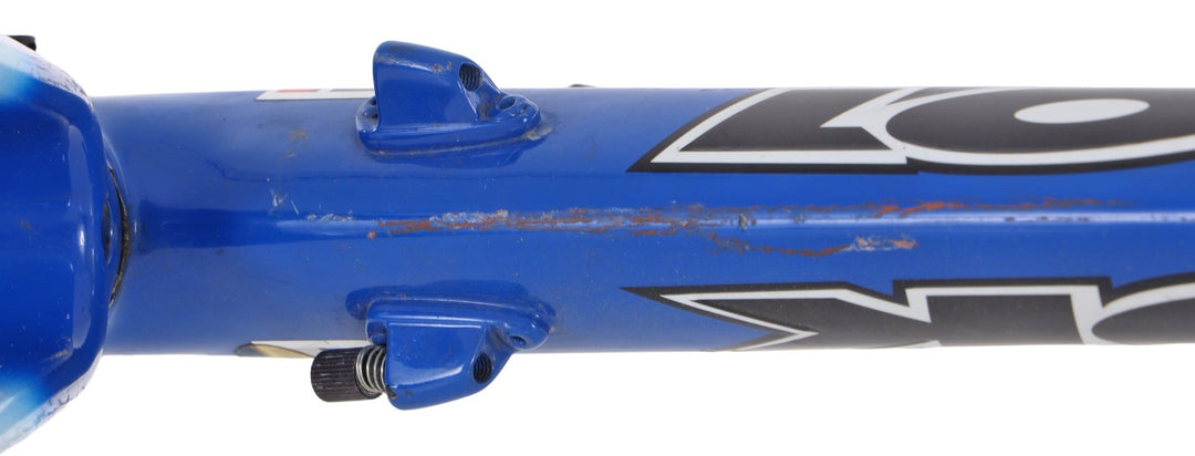 LOOK KG486 Carbon Road Race Bike Frameset White/Blue QR Rim Brake 55cm 700c 2004