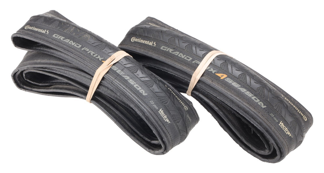 Continental Grand Prix 4 Season Clincher Road Bike Tires 700 x 23c 1 PAIR BLACK