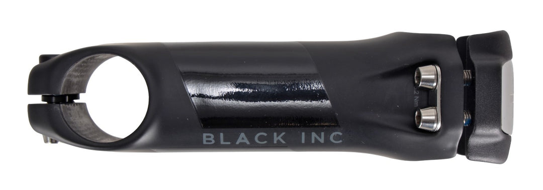 Black Inc Carbon Road Bike Stem 31.8 x 110mm 6º Black Gravel Titanium Hardware