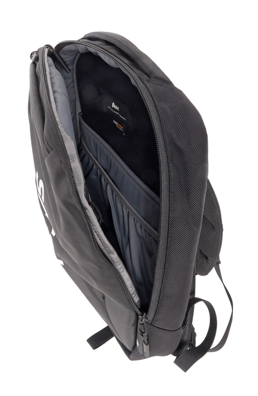 Aer Slim Pack BLACK Backpack 12L w/ skratch Labs Logo Travel Storage Flying