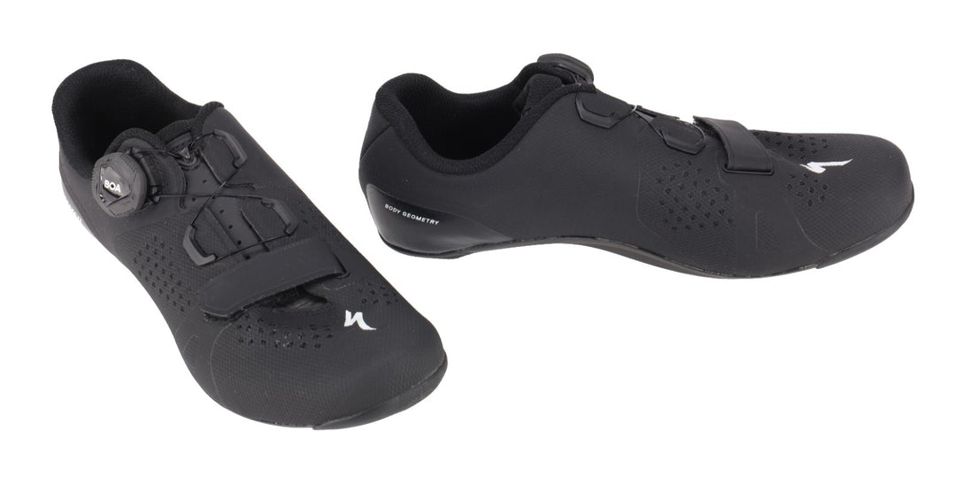 Specialized Torch 2.0 Carbon Road Bike Shoes EU 39 Men US 6.5 BOA BLACK 3-Bolt