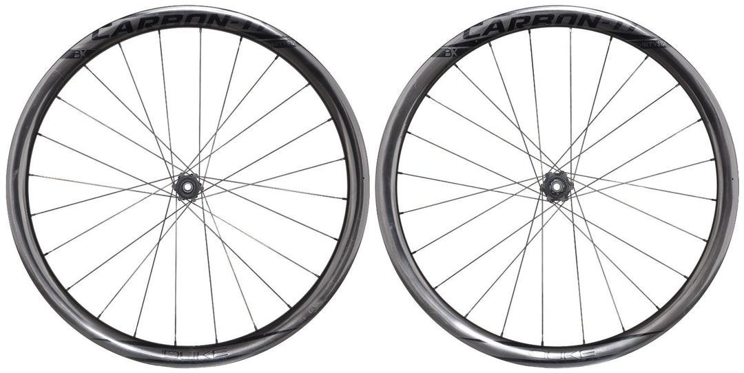 Carbon Ti Duke Baccara X 36 Tubeless Disc Road Bike Wheelset Shimano 11 Spd 700c