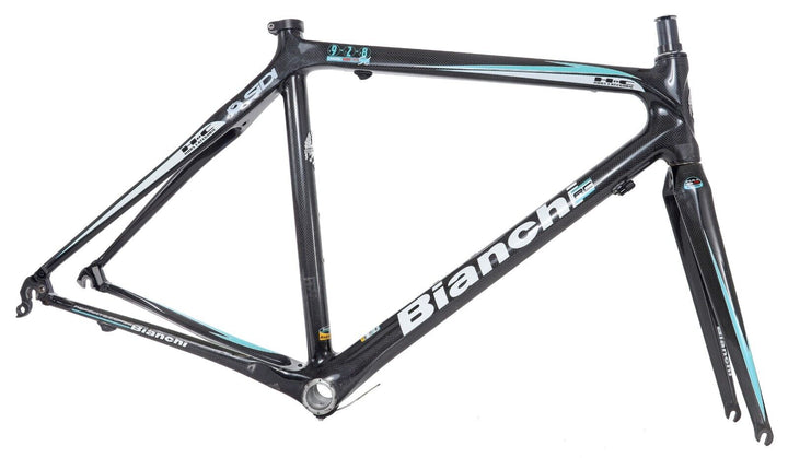 Bianchi HoC 928 SL Carbon Road Frameset 55cm Handmade 700c Rim Brake Italy 2007