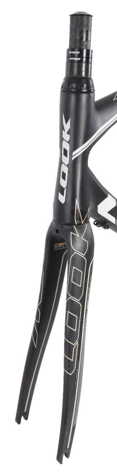 LOOK 586 UD Carbon Road Bike Frameset Black QR Rim Brake 57cm XL 700c Race 2012