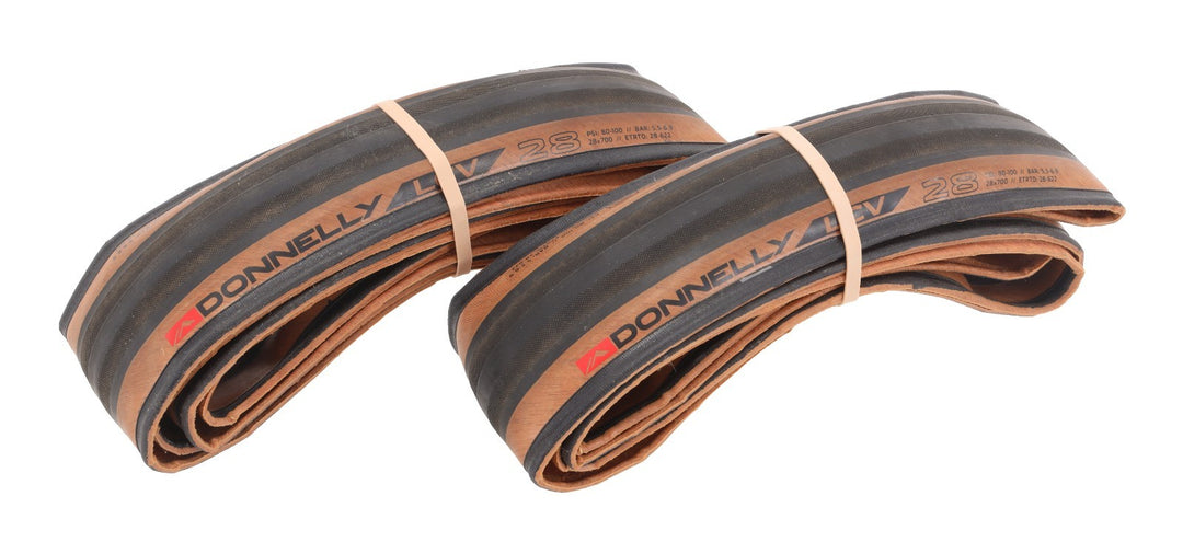 Donnelly LCV Road Bike Clincher Tire PAIR 700 x 28c Tanwall Race Cycling
