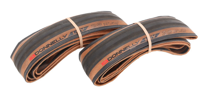 Donnelly LCV Road Bike Clincher Tire PAIR 700 x 28c Tanwall Race Cycling