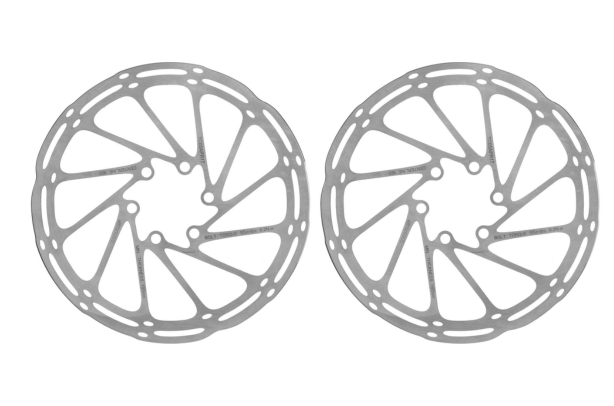 SRAM CenterLine Rounded Road Bike Disc Brake Rotors 160mm PAIR 6-Bolt Gravel