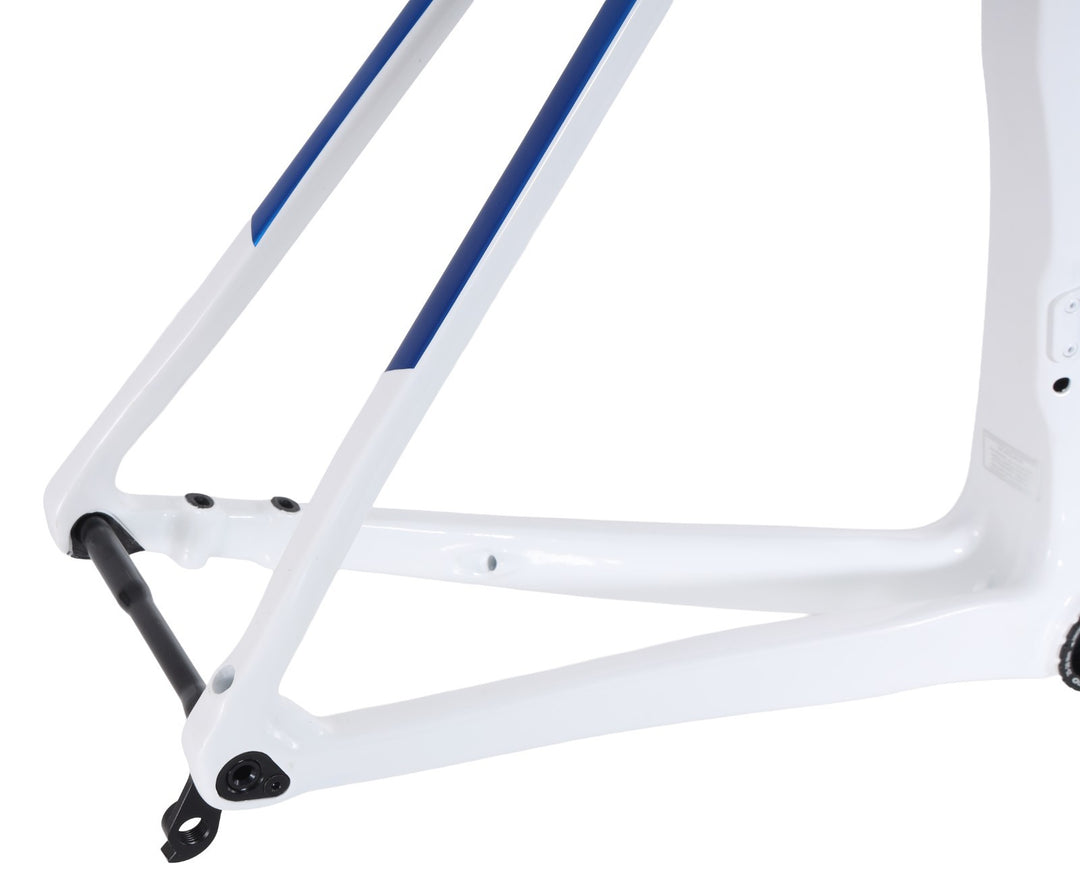 Colnago V3Rs Carbon Disc Road Bike Frameset 56cm White/Blue Thru-Axle 700c 2022