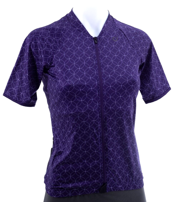 Velocio Women Geo SE Short Sleeve Jersey MEDIUM Blue Road Gravel Bike CX MTB