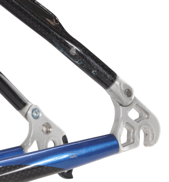 Blue Cycles RC7 Carbon Road Bike Frameset X-Small GLOSS CLEAR Rim QR USA 2008
