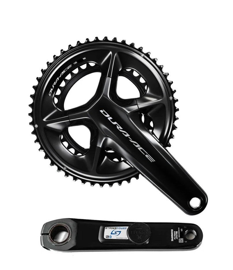 Shimano Dura-Ace 2x12s R9200 Stages Gen3 Left Side Power 52/36T Crankset 175mm