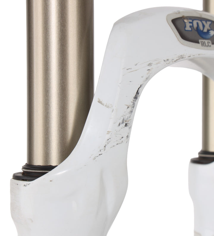 Fox Factory F Series RLC Disc 32 Mtn Bike Fork 26" 100mm Lockout WHITE QR MTB
