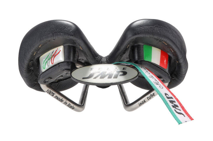 Selle SMP Glider Road Bike Saddle 134mm 7 x 7mm Inox Steel Cutaway Black Italy