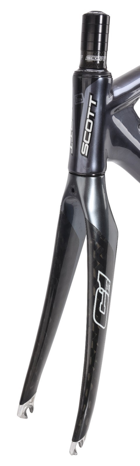 Scott Plasma CR1 LTD Carbon Triathlon Frameset MED Dark Silver QR Rim 700c 2008