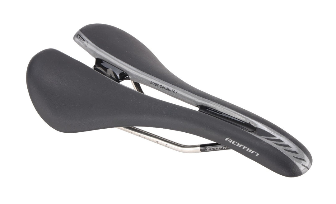 Specialized Romin Expert Gel Road Bike Saddle 143mm BLACK 7 x 7mm Hollow Ti Rail