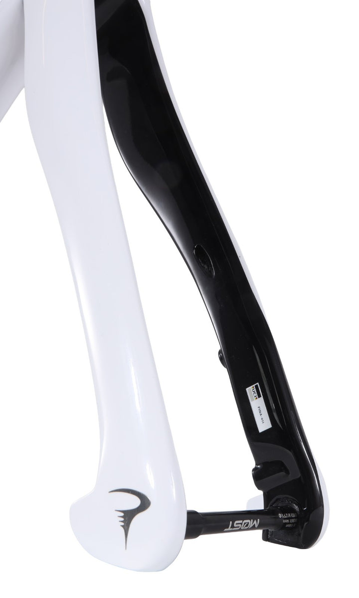 Pinarello Dogma F Disc Carbon Road Bike Frameset 54cm Crystal White Italy 2023
