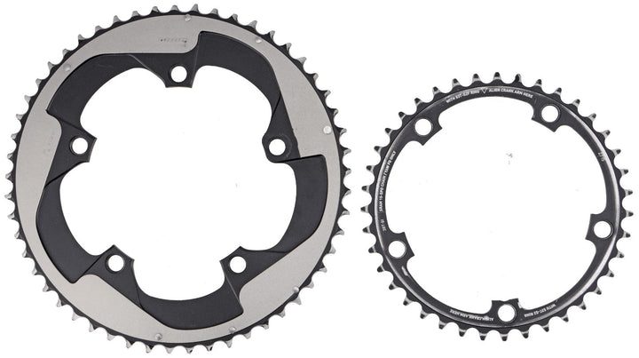 SRAM Red X-Glide Road Bike 10 Speed 53/39T Chainring SET 130 BCD Black 5-Bolt