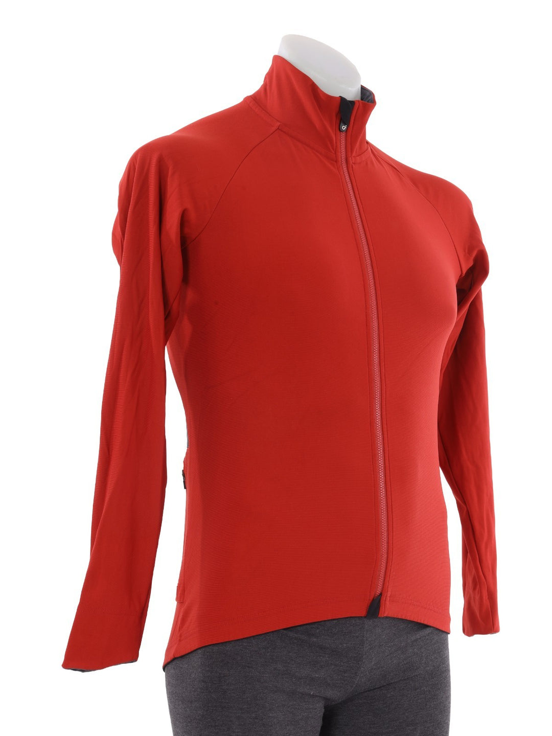 Velocio Thermal Long Sleeve Men Zip Cycling Jersey Red MEDIUM Road Bike Cycling